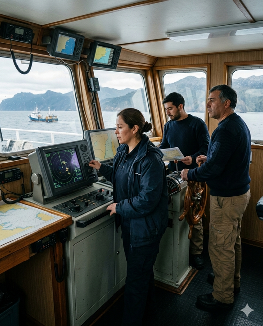 OMI 1.08 - Radar APRA, Trabajo en Equipo en el Puente, Búsqueda y Rescate