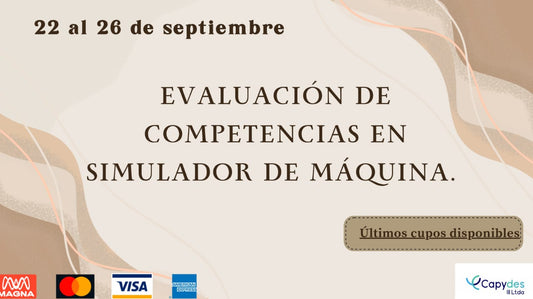Pago de Derecho a Examen (Evaluación de Competencias en Simulador de puente/maquina)